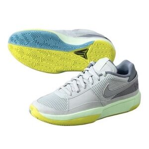 *NEW* Kids Size 5.5Y Nike Ja Morant 1 Cyber Green  Light Silver DX2294-003